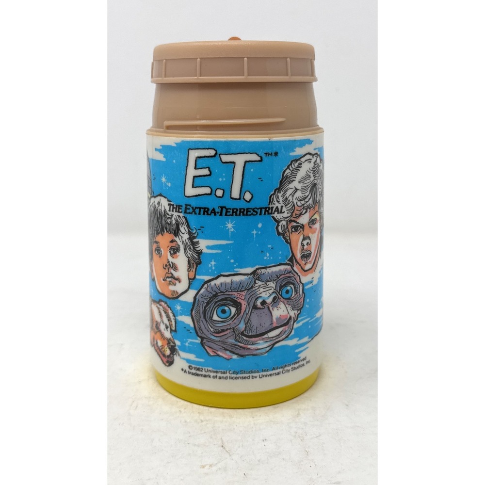 Vintage E.T. Extra-Terrestrial‎ Thermos 1982 Aladdin Missing Cap